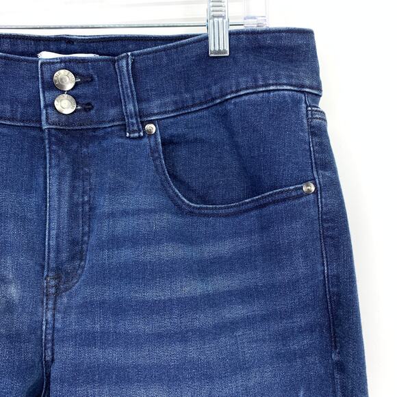 Lane Bryant Tighter Tummy Fit High-Rise Straight Jean Womens Sz 14 Short Denim - Picture 3 of 6